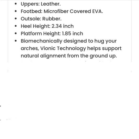 Like New Vionic Leather Leticia Wedge
Sandals Black Size 7.5 - Picture 10 of 11